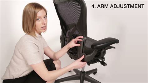 adjusting Herman Miller aeron chair